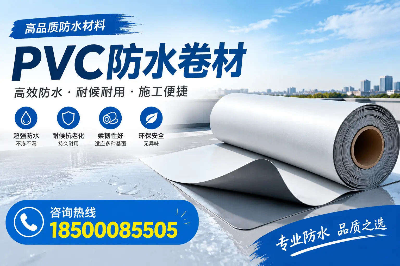 如何在达州选择合适的pvc防水卷材